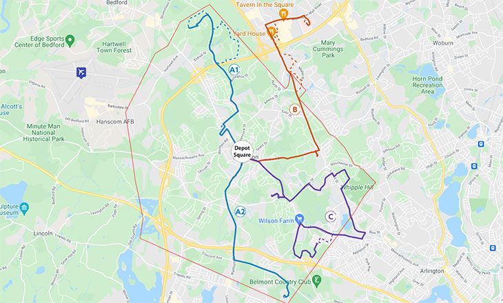 Lexington Lexpress Routes